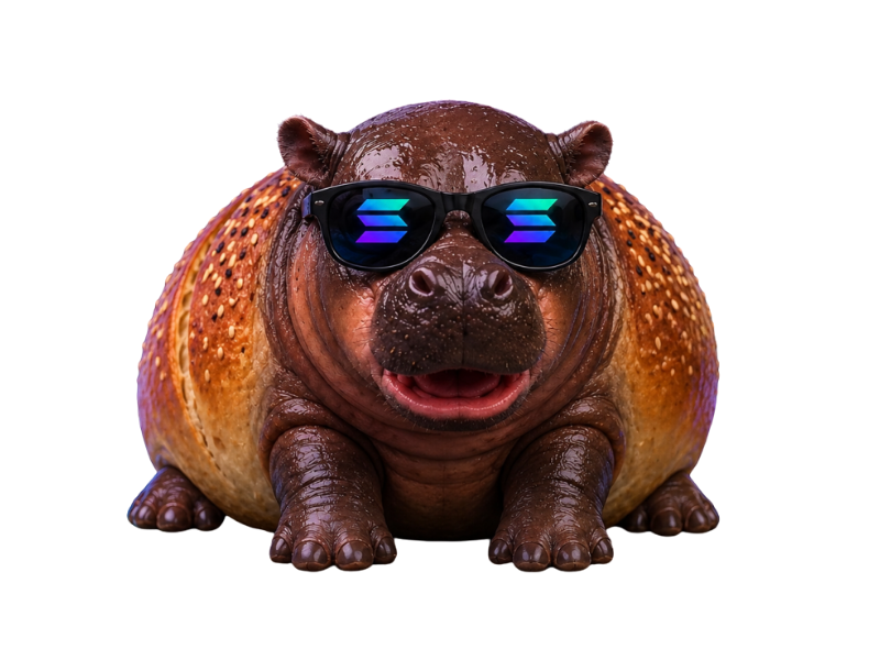 Brötchen as a bread roll hippo